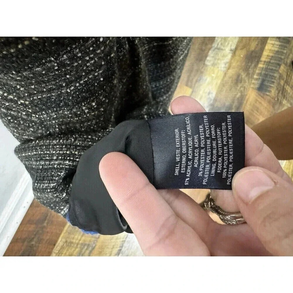 Anthropologie Moulinette Soeurs Dress Women Sz 4 Tweed Sheath Sleeveless - Picture 6 of 9